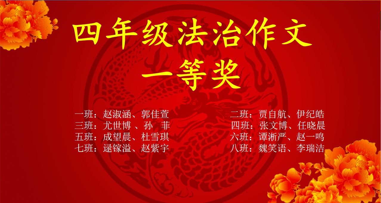 东凯实验学校四年级开展法治作文评选活动