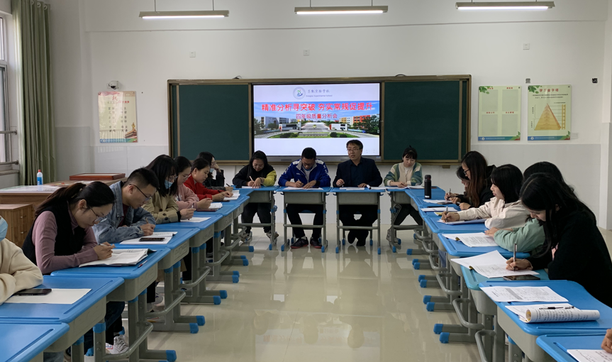 四年级开展阶段性考试质量分析研讨活动
